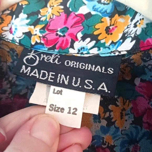 Vintage Bow Detail Midi Dress Elastic Waist - Picture 2 of 5